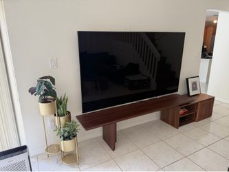 Modern TV Stand + Luxury Floral Decor Set ✨