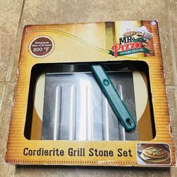 Cordierite Grill Stone Set