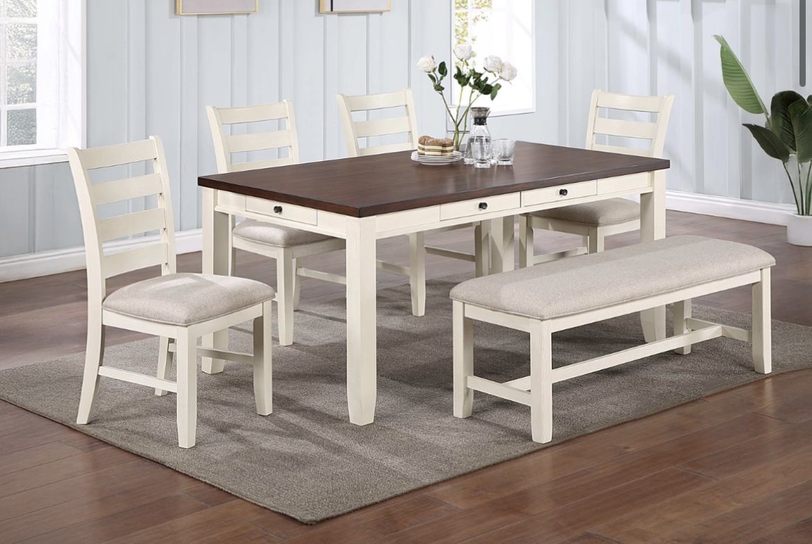 Dining Table Set With Bench