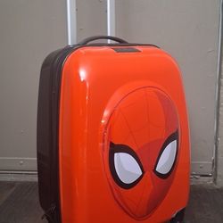 Marvel Spiderman Kids Carry On Luggage 18" Hard-Side Suitcase With Wheels
