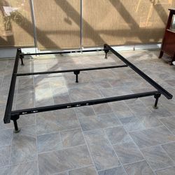 Full/Queen Boxspring Metal Bed Frame