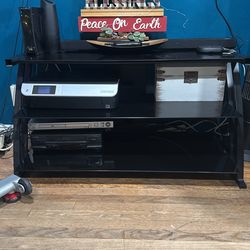 Black Glass Table