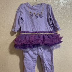 Baby Jumpsuit & Hat 3/6 Months New