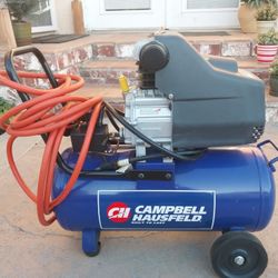 CAMPBELL 8GL COMPRESSOR LIKE NEW ONLY USED 2 TIMES