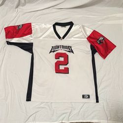 Vintage Stockton Lightning Arena Football Jerseys and Spalding Arena Football League footballs