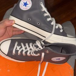 Converse Grey Leather