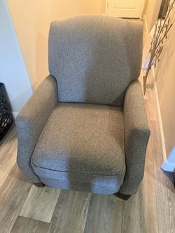 Grey Manual Recliner Chair