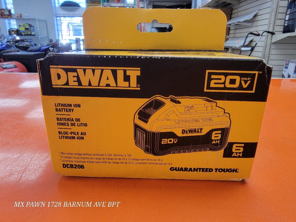 Dewalt 20V DCB206 6.0Ah Battery Pack