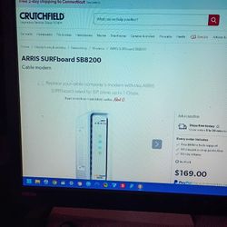 Hardly Used Arris SB8200 Cable Modem