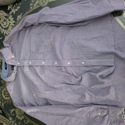 Men Chaps Dress Shirt Size Xl