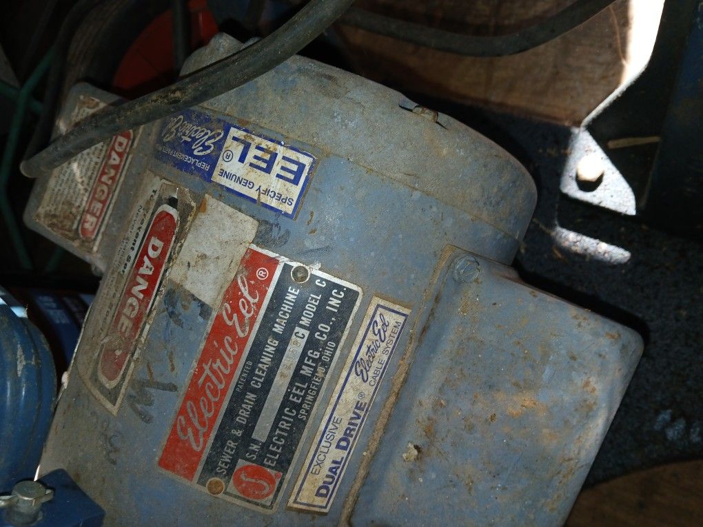 Electric Eel Drain And Sewer Machine