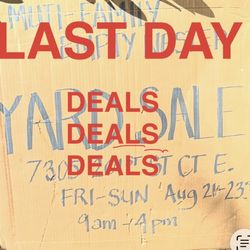 Multi-family Empty Nester Yard Sale