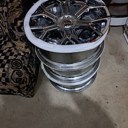 24 Inch Chrome Dub Baller Rims   Only 