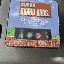 2016 Nintendo Super Mario Bros. Checkers & Tic-Tac-T