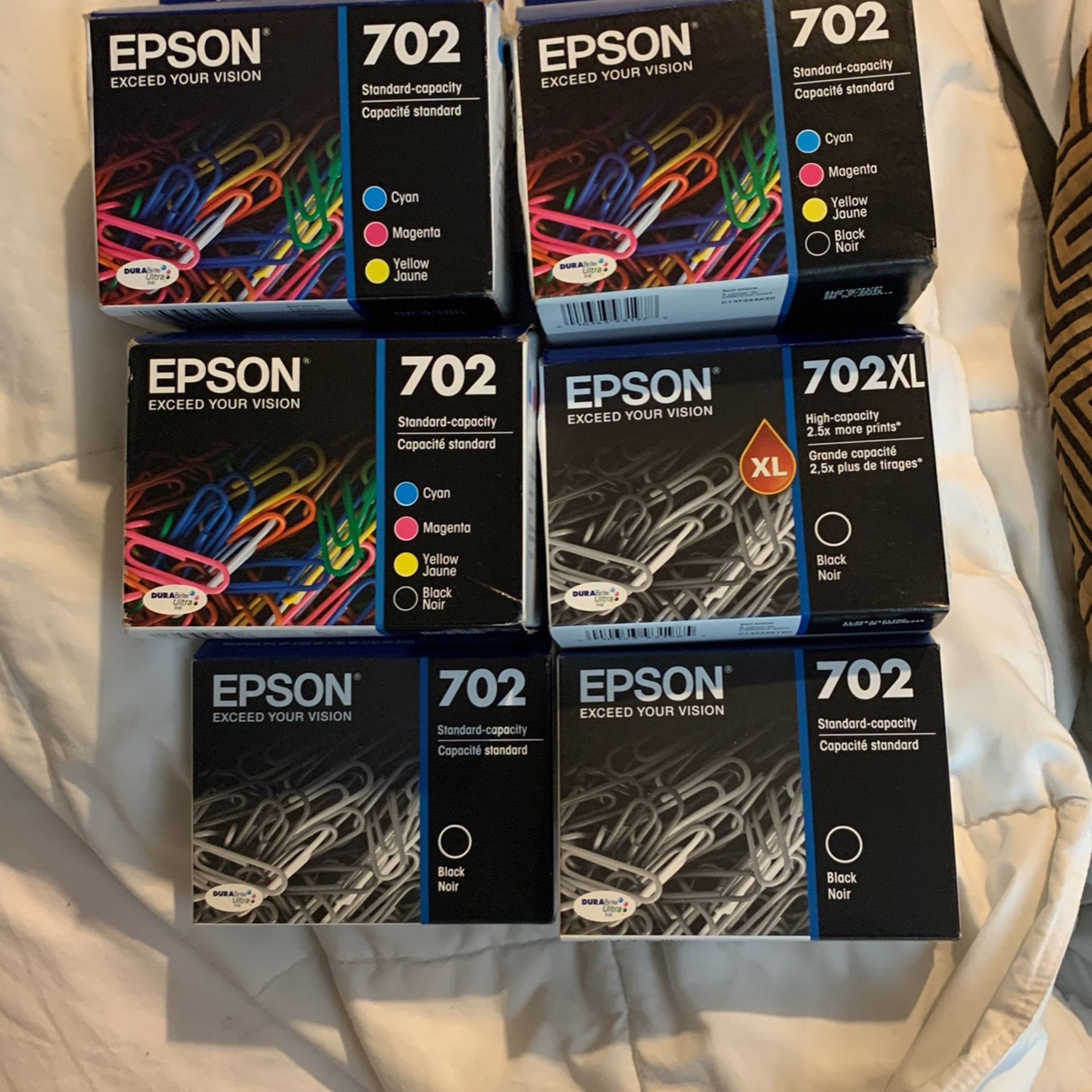 Epson 702 Ink Cartridges