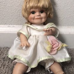 Porcelain Baby Doll by Collectors Choice Blonde