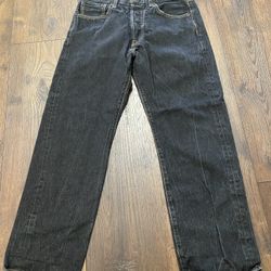 Men’s Black Jeans Size 32x30 By Levis #4