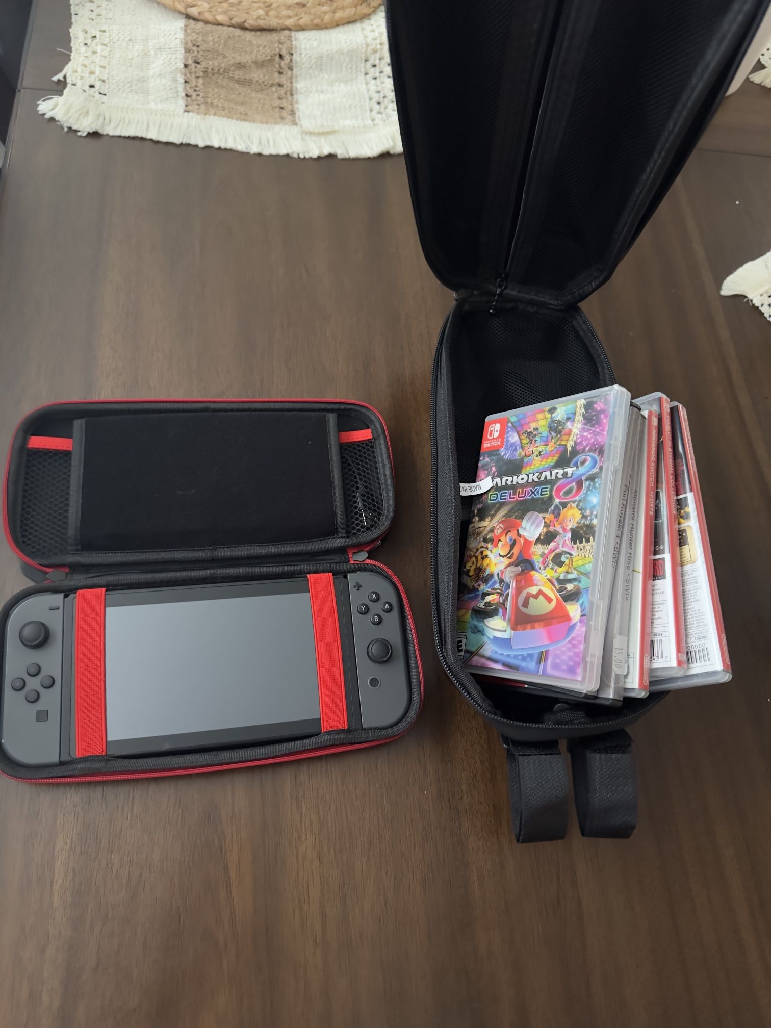 Nintendo Switch Bundle W Mario Kart 8 and Mario Rpg And More