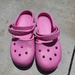 Pink Crocs Size J1