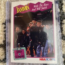 Will Smith And the Boy Jammin’ Basketball Card