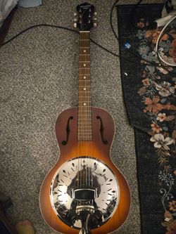 Recording King Resonator Parlor guitar
