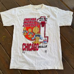 Vintage 1993 Chicago Bulls championship T-shirt promo