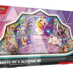 (3) Mimikyu Ex & Alcremie Ex Premium Collection Box