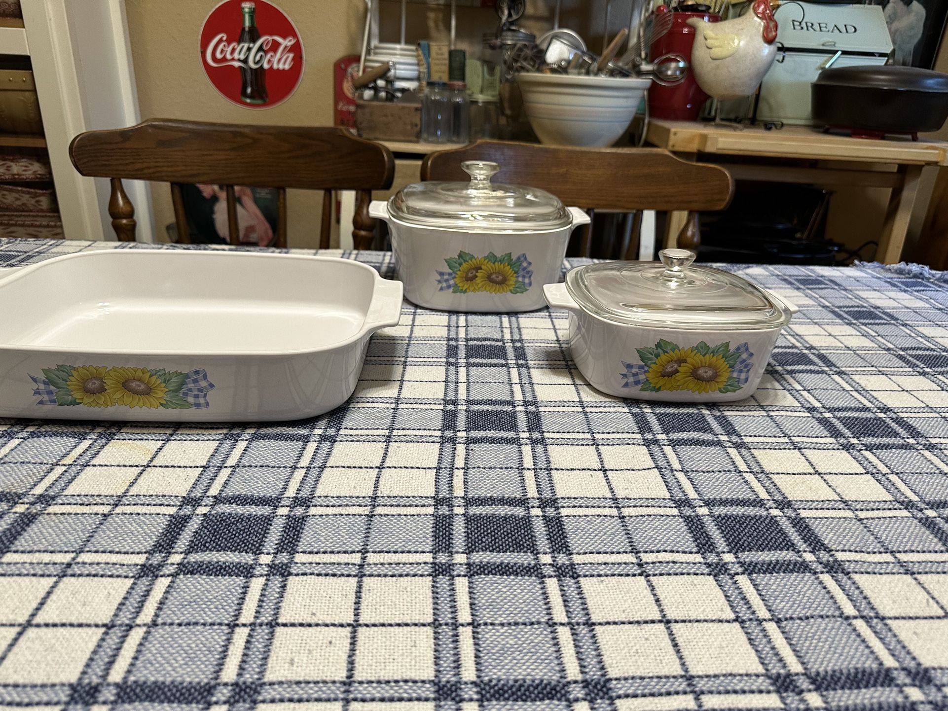 Vintage Corning Ware Cookware Set Sunsations