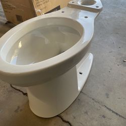 Joist 2-Piece Complete Solution 1.28 GPF Single Flush Elongated Toilet in White (Seat Included)
