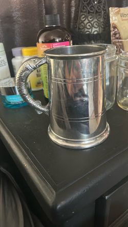Silver Fish Mug From England