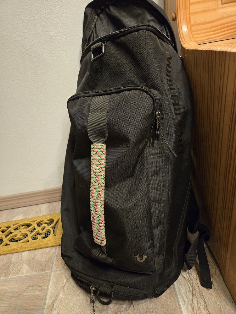 DUFFEL BACKPACK TRUE RELIGION SWITCH BLACK