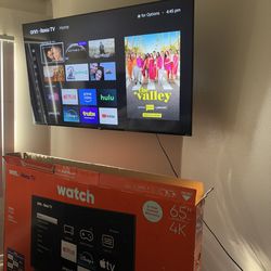 65" Roku ONN TV