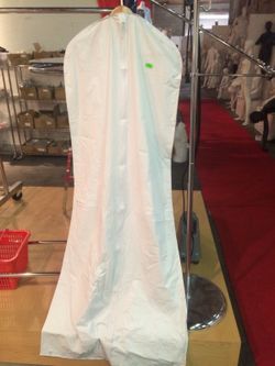 Dress Garment Bag In White