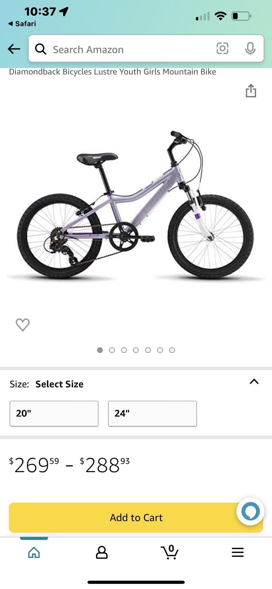 Diamondback bicycles lustre youth girls best sale mountain bike