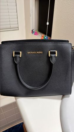 Michael Kors Black Saffiano Leather Satchel