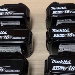 Makita New 3ah Battery 18v $60 Each One - Nuevos 