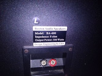 Boston audio speakers