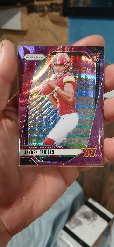 NFL Jayden Daniels Serial Numbered Card