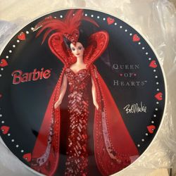 Barbie JC Penny Bob Mackie Queen Of Hearts Collector Plate