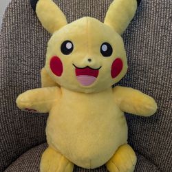 Pokemon Pikachu 2017 Build A Bear (BAB) Workshop Plush Stuffed Toy