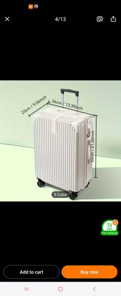 22 Inches Luggage, grey Color, Brand new. $45