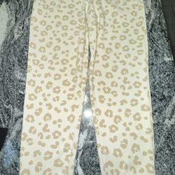 LuLaRoe Cheetah Print Boyfriend Joggers - Size Large (L)
