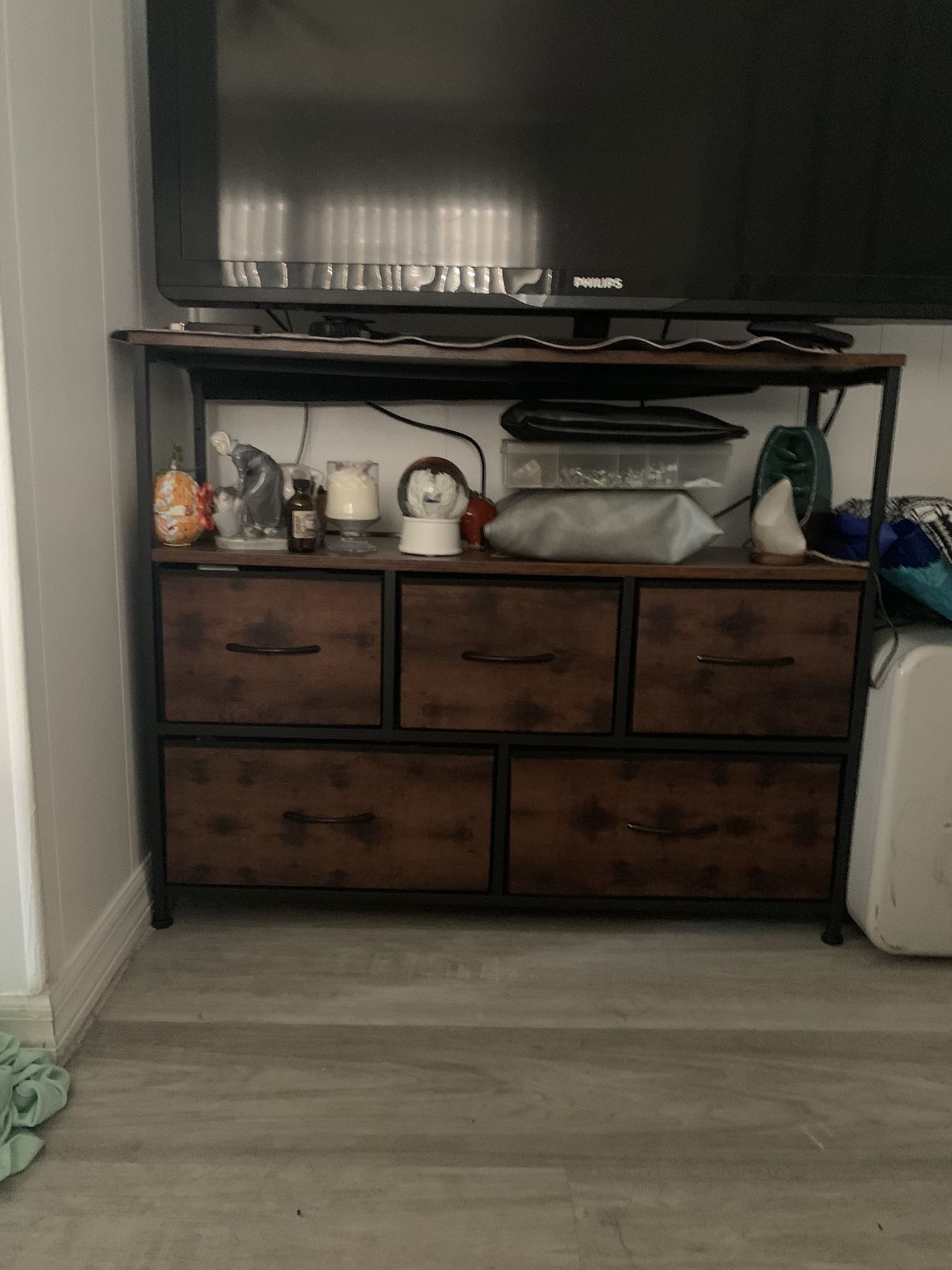 Dresser With Cloth Drawers