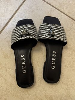 Guess Flat Sparkly Sandal