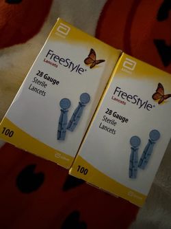 FreeStyle 28 Gauge Sterile Lancets 2-Pack (100ct each)
