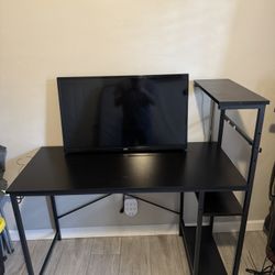 TV with Gaming Table