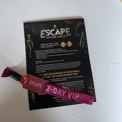 Escape VIP 2 Day Wristband