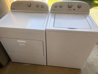 Whirlpool Washer & Gas Dryer Set – Matching White Laundry Pair - ALL ACCESSORIES INCLUDED