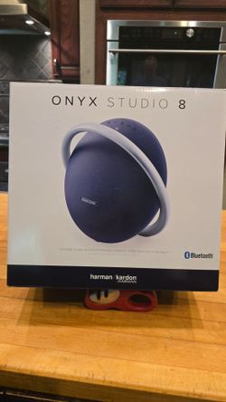 Open box Harmon Kardon Onyx Studio 8 Bluetooth Speaker - Blue