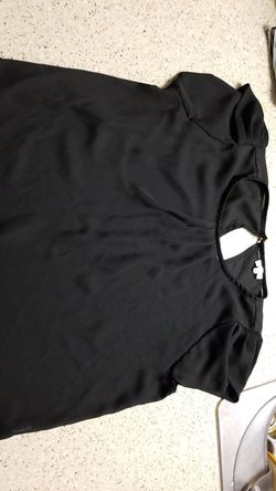 Blk dress top size L
